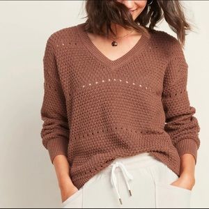 Pointelle Knit Sweater